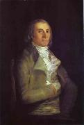 Francisco Jose de Goya Portrait of Andres del Peral oil painting artist